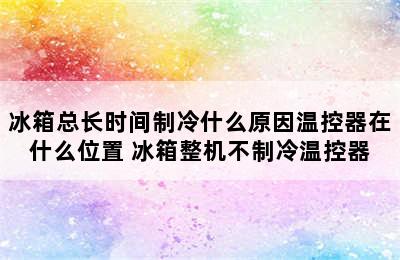 冰箱总长时间制冷什么原因温控器在什么位置 冰箱整机不制冷温控器